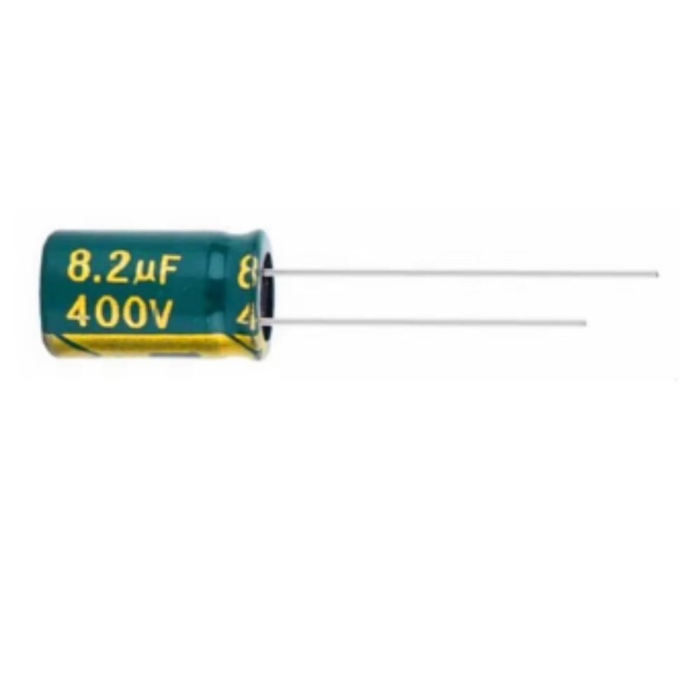 100 PCS 400V 8.2UF Electrolytic Capacitor Volume 8X14