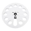 Bewinner 1/4 of 7 Inch Robust Empty Tape Robust to The Roller Studer Recording with 12 Hub Hub Holes, Premium Audiophile Sound Tape, Lasting Abdominal Material, Suitable for Tect (White) view 4