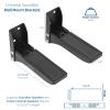 Noomul Steel Universal Soundbar Speaker Dual Adjustable Wall Mount Brackets view 2