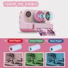Instant Print Camera for Kids,Instant Digital Camera,Christmas Birthday Gifts for 3-16 Year Old Girls Boys,Portable Toddlers Camera Toy Printer with 32G Card & 3 Rolls Printing Paper view 2