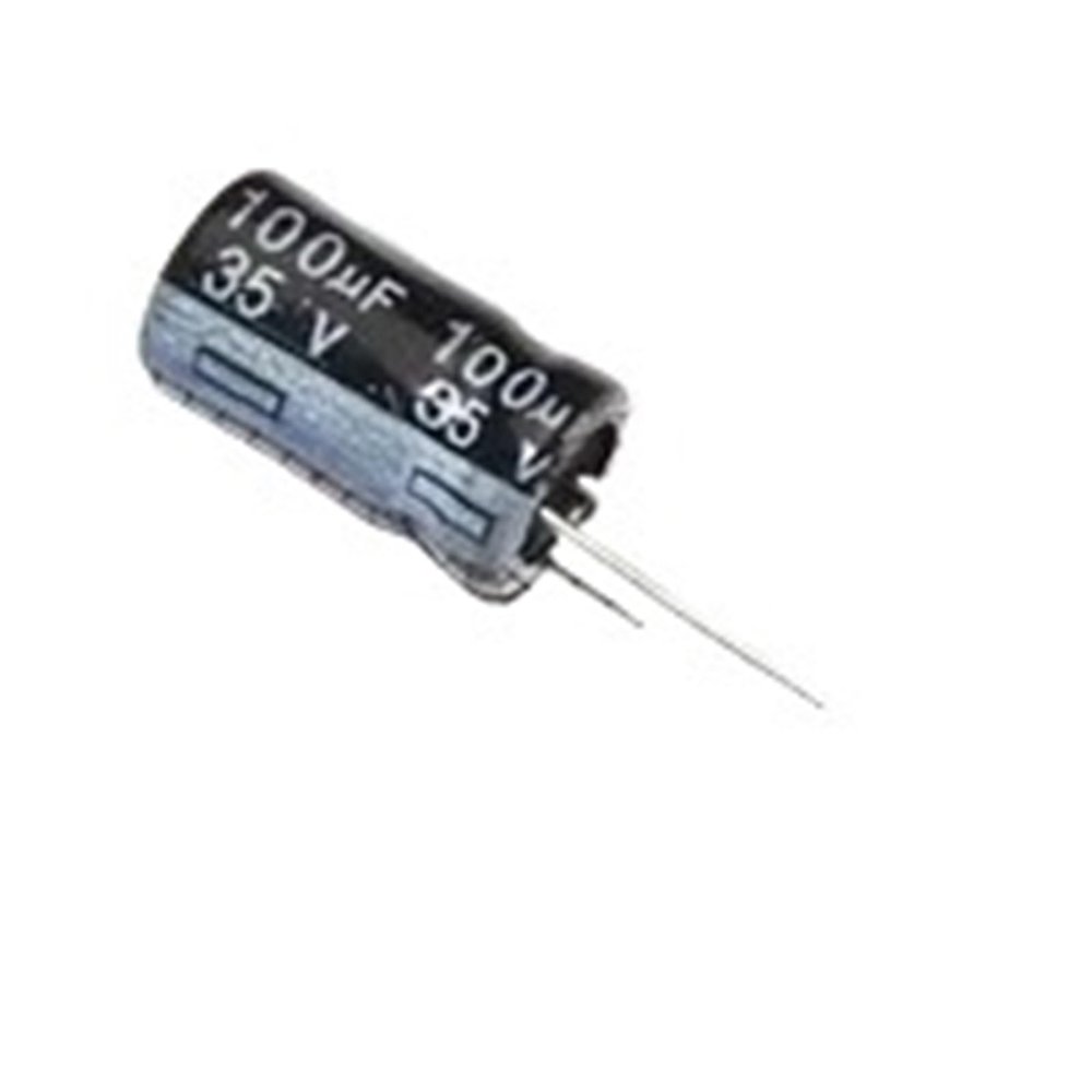 1000 PCS 35V 100UF High Frequency Low Resistance Electrolytic Capacitors Size:6 * 12