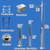 Stainless Steel Pole for Security Camera Detachable, Universal Surveillance Camera Pole Easy Install, 6-20ft Floor Standing Surveillance Camera Post(B,H-2 1/2 m (98 2/5 in)) view 2