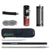 JPC-350 100W HF Vertical Antenna for Ham Radio,80-6 Meters 8 Bands with Slide Regulator, Portable 18.4ft (5.6m) for Field Emergency Outdoor Use view 1