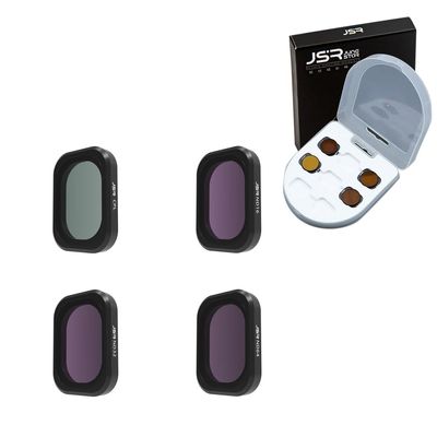 CPL & ND16 & ND32 & ND64 Magnetic Filters Set (4 Pack) for DJI Osmo Pocket 3 Stabilizer Lens Protection Filter Set with Multi-Layer Coatings Waterproof/Scratch HD Optical