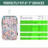 TiMOVO 6-7 Inch Sleeve Case for eReader Book Paperwhite/Colorsoft Signature Edition, Protective Sleeve Cover Pouch Bag Carrying Case for E-Reader/Oasis & Kobo Devices, Flowers view 2