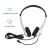 Enlybee Wired Headset with Noise Cancelling, Business Headphone with Single Directional Microphone, 35mm. Wired Headset for Customer Service, Comfortable Ear Cushions and view 3