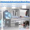 20 16 14 12 10 8 6 FT Extra Long Security Camera Pole White, Universal Surveillance Post & Cameras Mounting Pole Bracket, Outdoor Lawn Ranchs Yard Surveillance Stand(ligjt Grey,2.5m (8.2')) view 4