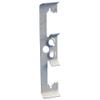 4Z34 Multi-Function Clip, 1/4" Rod, #12-#8 Wire, 1/8"-3/8" Flange, 1/4" Hole view 1