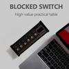 6 Ports USB C Splitter, 6 Port USB Docking Station, 9 USB Convenient Input Ports, Voice Control Function, Data Transmission, Button Switch, for Phones, Tablets, and Gadgets view 4