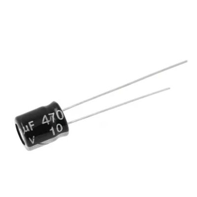 1000 PCS 10V 470UF Aluminum Electrolytic Capacitors Size:6 * 7