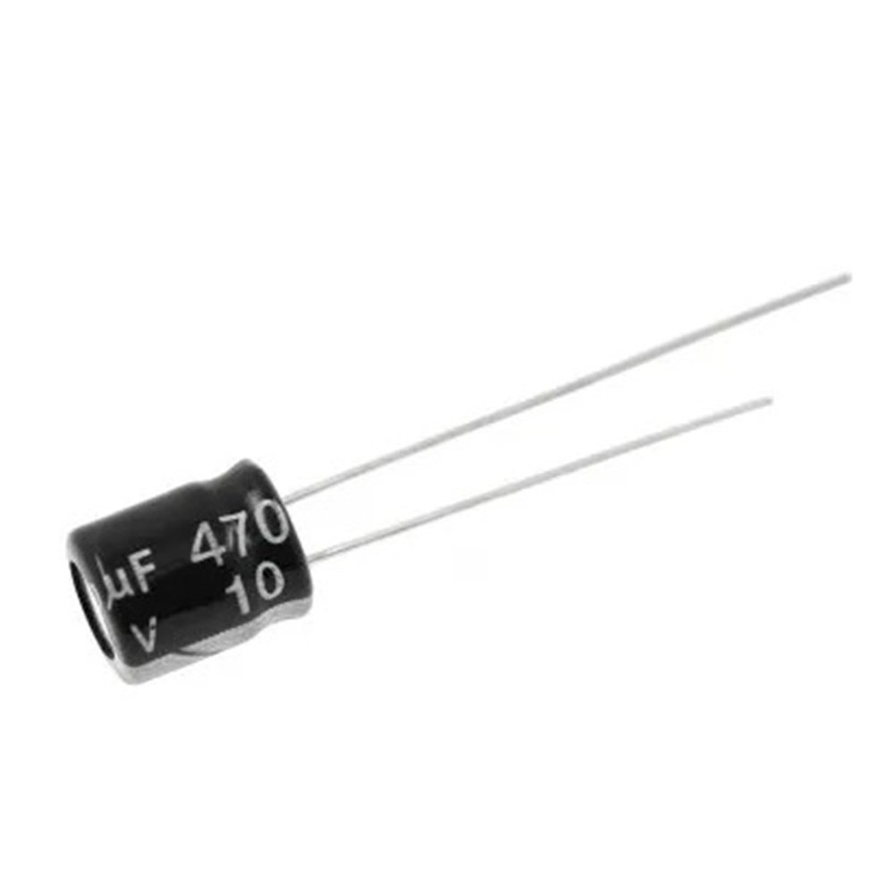 1000 PCS 10V 470UF Aluminum Electrolytic Capacitors Size:6 * 7