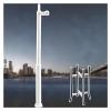 AMUFJJ City Road/Highway/Parking Lot Surveillance Pole, Universal Security Camera Pole Mount Bracket, Freestanding Surveillance Stand Post Rod(B,L 250cm (8.2ft)) view 1