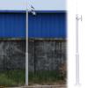 Ground Mounting Pole for Security Camera, Detachable Surveillance Stand Post with Ground Cage for Backyard/Walkway, Industrial Commercial Home Use(ligjt Grey,H 3.0m (9.8')) view 1