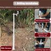 5 8 10 12 ft Tall Surveillance Poles with 5 Mounting Arms, Heavy Duty Camera Pole for Roof Inspection/Outdoor, Security Surveillance Pole(3.0 m (9.8 ft)) view 4