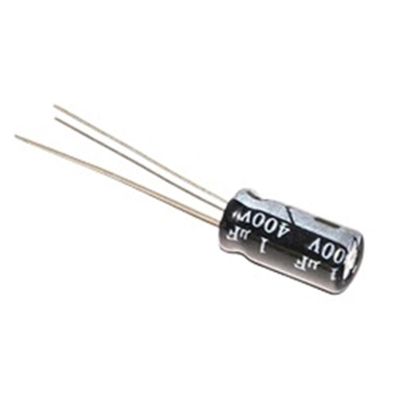 100 PCS 400V 1UF Electrolytic Capacitor Volume 6X11