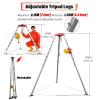 BYFSRUS Emergency Rescue Tripod - 3-Point Aluminum Rescue Equipment for Confined Spaces, 1800lbs Winch, 98ft Cable, Fall Protection & Safety for Wells, Manholes & Road Use. view 4