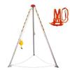 BYFSRUS Fire Rescue Tripod System, Confined Space Tripod with 7ft Bracket & 1200IBS Winch, Folding fire Rescue Tripod for Subway shafts Sewerage Construction site view 1