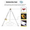 BYFSRUS Fire Rescue Tripod System, Confined Space Tripod with 7ft Bracket & 1200IBS Winch, Folding fire Rescue Tripod for Subway shafts Sewerage Construction site view 4