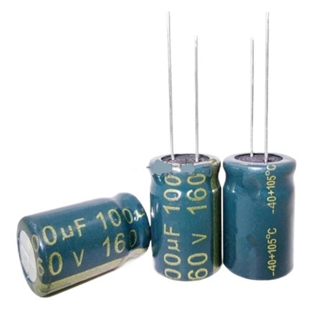 100 PCS 160V 100UF Electrolytic Capacitor Volume 13 * 21