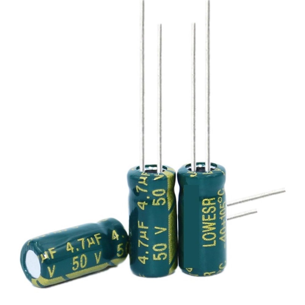 1000 PCS 50V 4.7UF Electrolytic Capacitors Size: 4 * 7