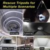 BYFSRUS Heavy Duty Aluminum Rescue Tripod for Fire Fighting & Confined Space 65'/98'/130' Winch Lifting Equipment for Emergency Rescue Operations view 2