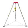 BYFSRUS Aluminum Rescue Tripod, Confined Space Tripod with 1200LBS Winch & 30m Wire Rope, Rescue Tripod for Sewer Wellhead, Easy to Assemble, Confined Space Tripod Kit view 1