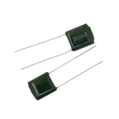 100pcs Mylar Film Capacitor 250V 2E104J 0.1uF 100nF 2E104 5% Polyester Film Capacitor