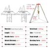 BYFSRUS Aluminum Alloy Tripod for Traditional Confined Spaces, Emergency Rescue Tripod System with 20m Safety Rope, Multifunction Tripod kit for Wellhead Exploration view 2