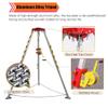 BYFSRUS Aluminum Alloy Tripod for Traditional Confined Spaces, Emergency Rescue Tripod System with 20m Safety Rope, Multifunction Tripod kit for Wellhead Exploration view 3