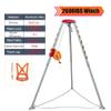 BYFSRUS Aluminum Alloy Tripod for Traditional Confined Spaces, Emergency Rescue Tripod System with 20m Safety Rope, Multifunction Tripod kit for Wellhead Exploration view 4