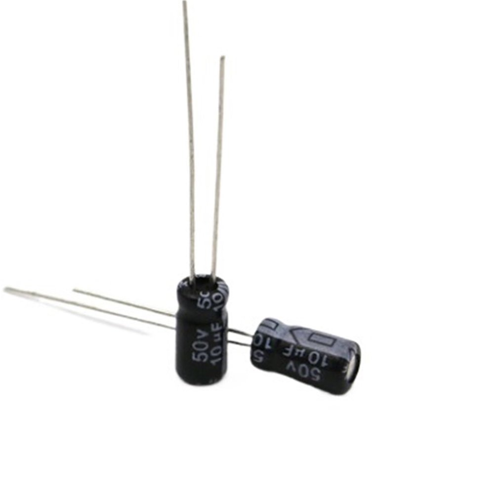 1000 PCS 50V 10UF Electrolytic Capacitors Size: 4X7