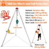 WQPMRMG Heavy-Duty Rescue Tripod for Confined Spaces, Fire Safety Tripod, Fall Protection Kit, Confined Space Tripod System, Emergency Rescue Equipment view 3
