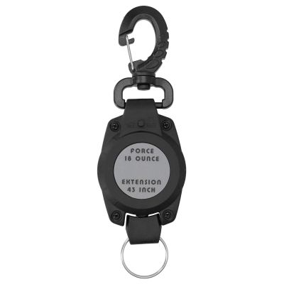 Cufaee Retractable Keychain, Anti Lost Diving Hook Key Ring, Scuba Diving Retractable Gear Tethers for Scuba Diving Gauges Flashlights Cameras