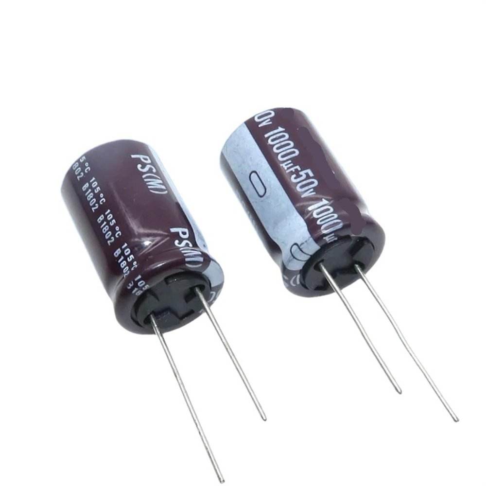 10PCS 1000UF 50V electrolytic Capacitor 50V 1000UF 16X25 PS high Frequency and Low Resistance