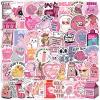 100 PCS Pink Funny Holographic Stickers for Adults Woman, Waterproof Vinyl Sarcastic Meme Decals for Water Bottle, Phone, Kindle, Laptop, Journal, Scrapbook, Bumper, Skateboard, Luggage view 1