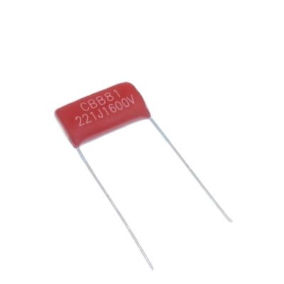 100pcs CBB 221 1600V 221J 1.6KV 220PF 0.00022uF P15 CBB81 Capacitance