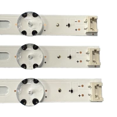 SONGYAWEIM 830mm 3pcs/Set LED Strips for 43UK6300PLB 43UK6470PLB 43UN71003LB 43UN71006LB 43UM7050PLF LC43490116A HC430DGG-ABWL1-A18X(10set for 10 TV)