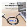 10Gbps USB 3.2 Gen 2 Type C Cable, Compatible For IPhone 15 Pro Max Macbook IPad Samsung USBC Data Charger 3A Fast Charge A To C 1m 2m 3m 5m(1.5m) view 3