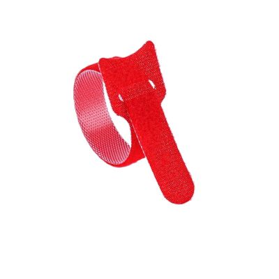 100PCS Reusable Nylon Cable Ties Detachable Self-Locking Loop Straps Assorted Colors For Organization And Repair Cable Management(Red,12x250mm)