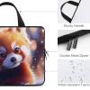 Red Panda Laptop Bag Lightweight Computer Bag Carrying Case for Work Business view 4