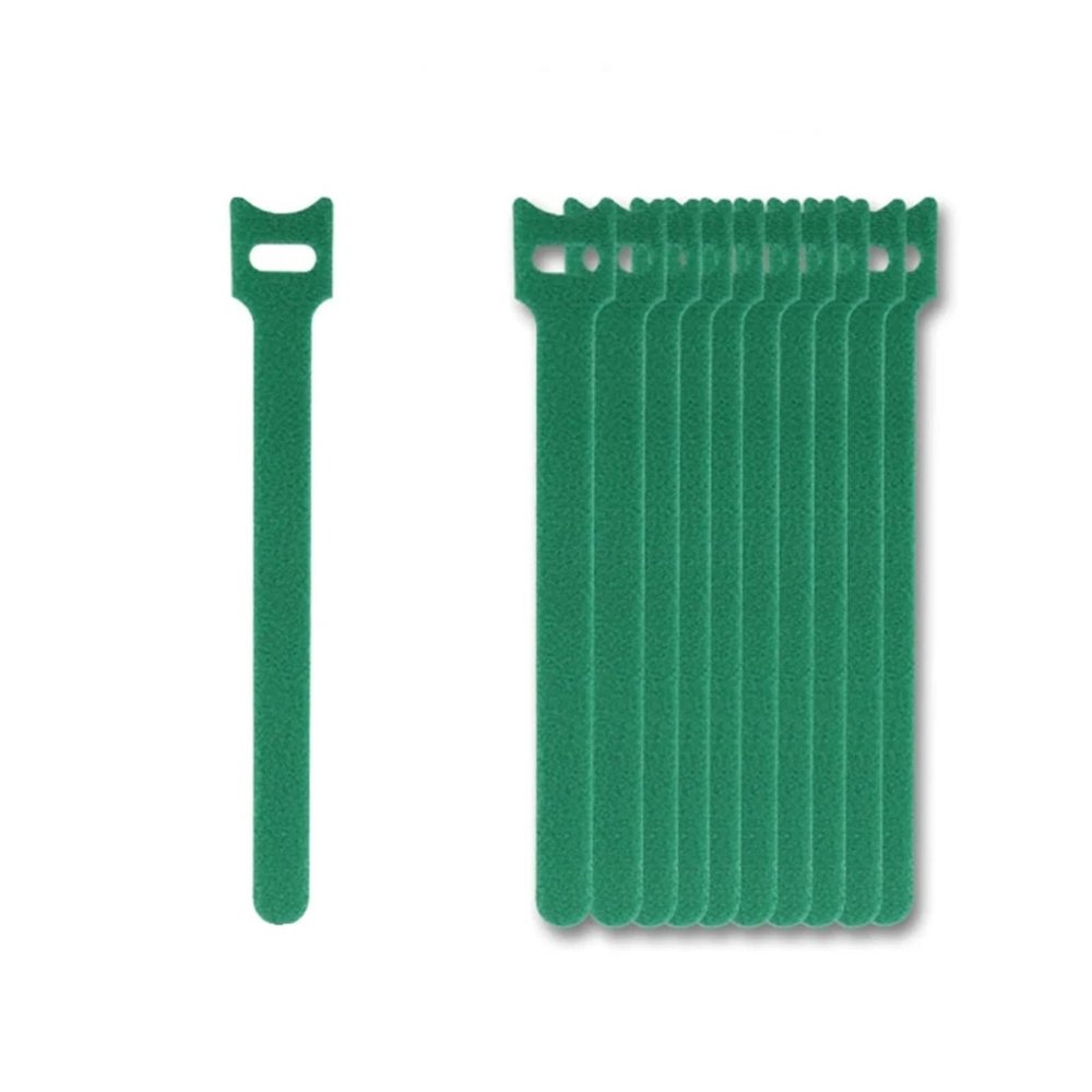 100PCS Reusable Cord Organizer Keeper Holder, Fastening Cable Ties Straps For Phones Wire Wrap Managemen Cable Management(Green,12x300mm)
