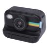 Bewinner Instant Print Camera 1080p 48MP with LED Flashlight for Night Photos and Cute Lightweight and Portable Sticker for Onthega Use (Black) view 4