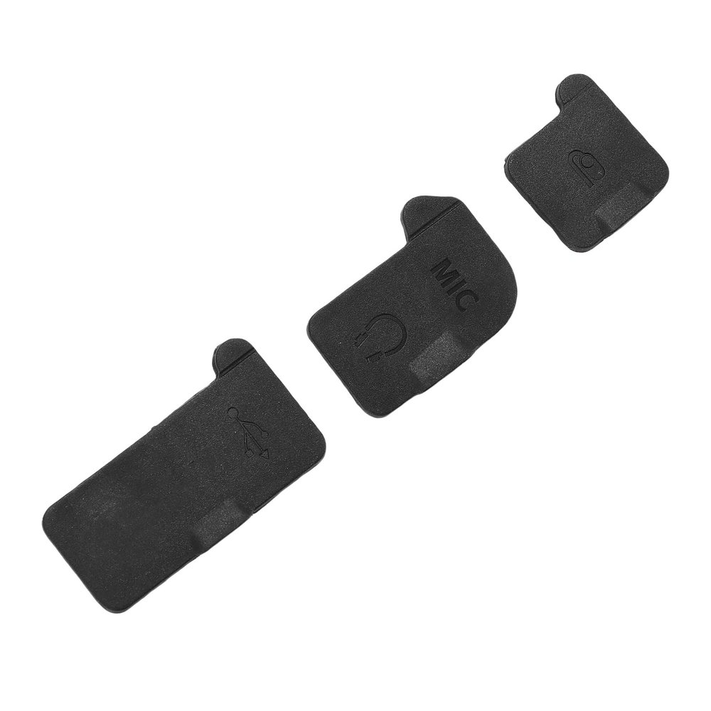 Bewinner Campaign Side Door Adjustment USB Need Camera Set, Dust and Water Protection, Easy Installation, Rubber Construction, 3 Pack Interface Package