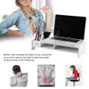 GOTOTOP White Monitor Stand Computer Monitor Stand Laptop Display Riser PC Stand with Storage Shelf No Tools Assembly Mortise and Tenon Design for Neck Spine Comfort view 4