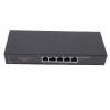 Bewinner Switch Ethernet 5-Door 2.5Gbps Industrial Splitter for 4K Gaming and Transmission, Aluminum League Material (US PLUG 100-240V) view 2