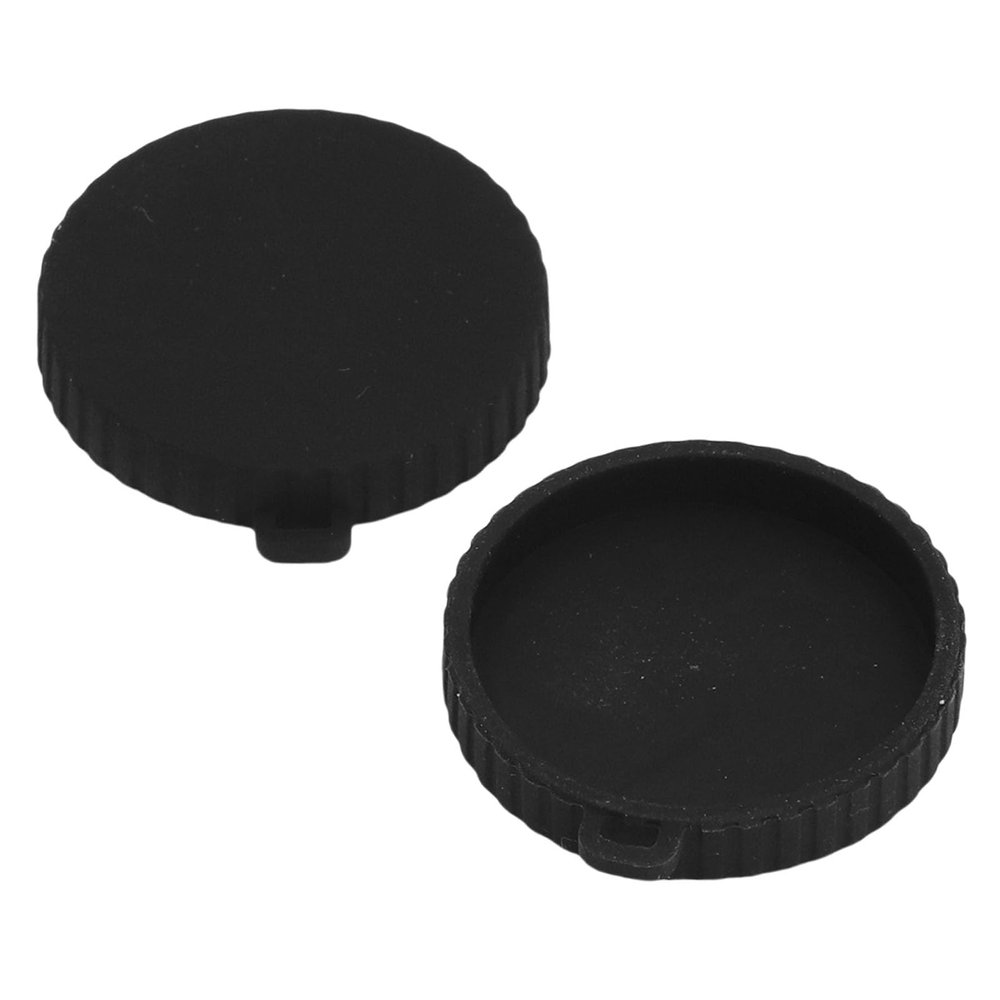TOPINCN 2Pcs Camera Lens Cap, Lens Protector Flexible Lens Cover Fit for OSMO ACTION4 3 5Pro Camera Lens, Anti Fall Lens Protective Cover Soft Lens Cover Accessories