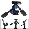 Dual Handle 3D Ballhead, Load Bearing Hydraulic Damping Tripod Ballhead, Panorama Ballhead with 80mm Quick Release Plate, 360 Degree Horizontal Scale, Aluminium view 3