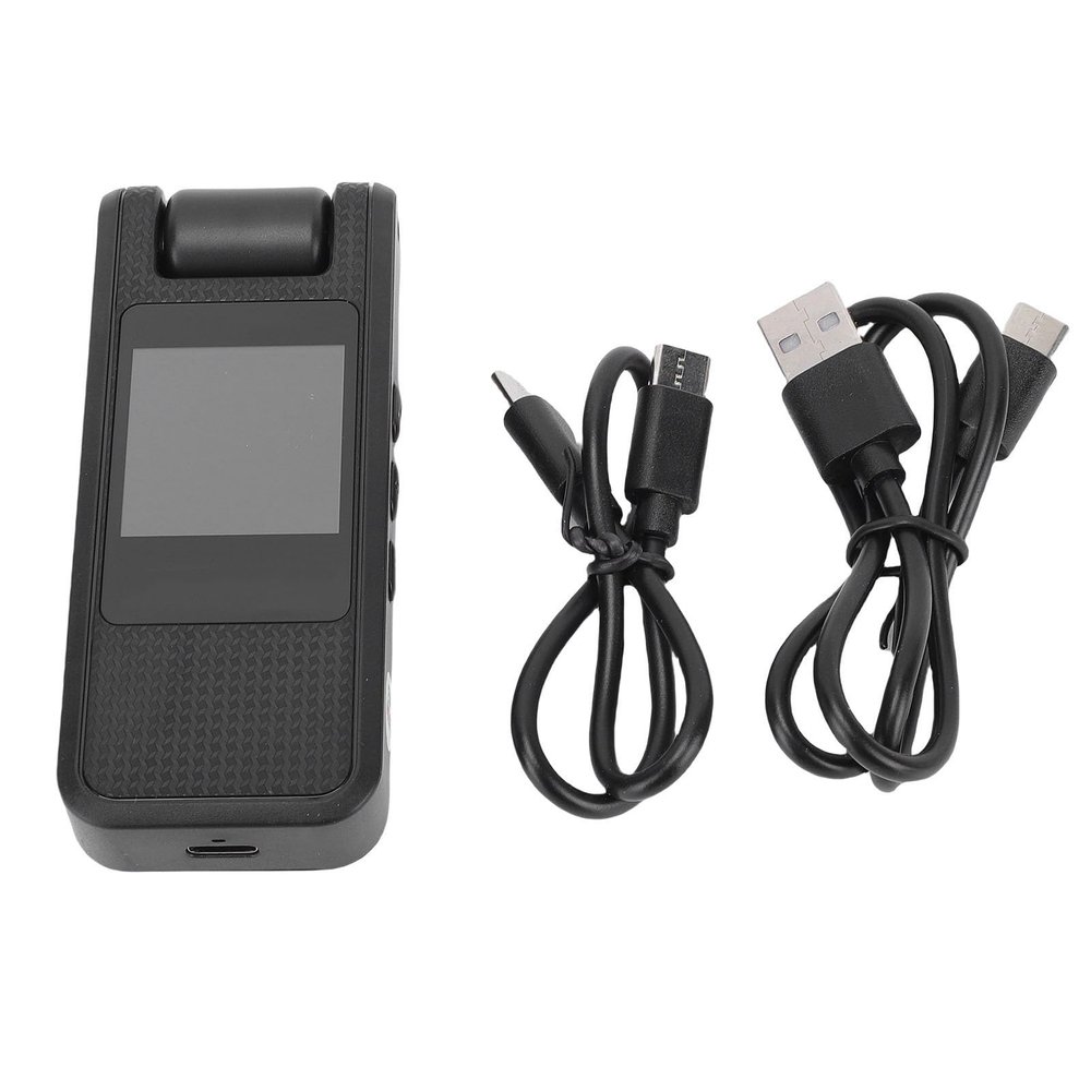 4K HD Action Camera, 128GB Sports Cameras, Wearable Action Body Cam, Small Body Camera with Back Clamp Pet Work, Travel