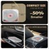 Dislind Portable External CD Player for Car USB Port AUX Port, Car CD Player with USB C Adapter Extension Cable, for Car Without CDs Player, Automobile, Laptop, TV, Work Vertically and Horizontally view 4