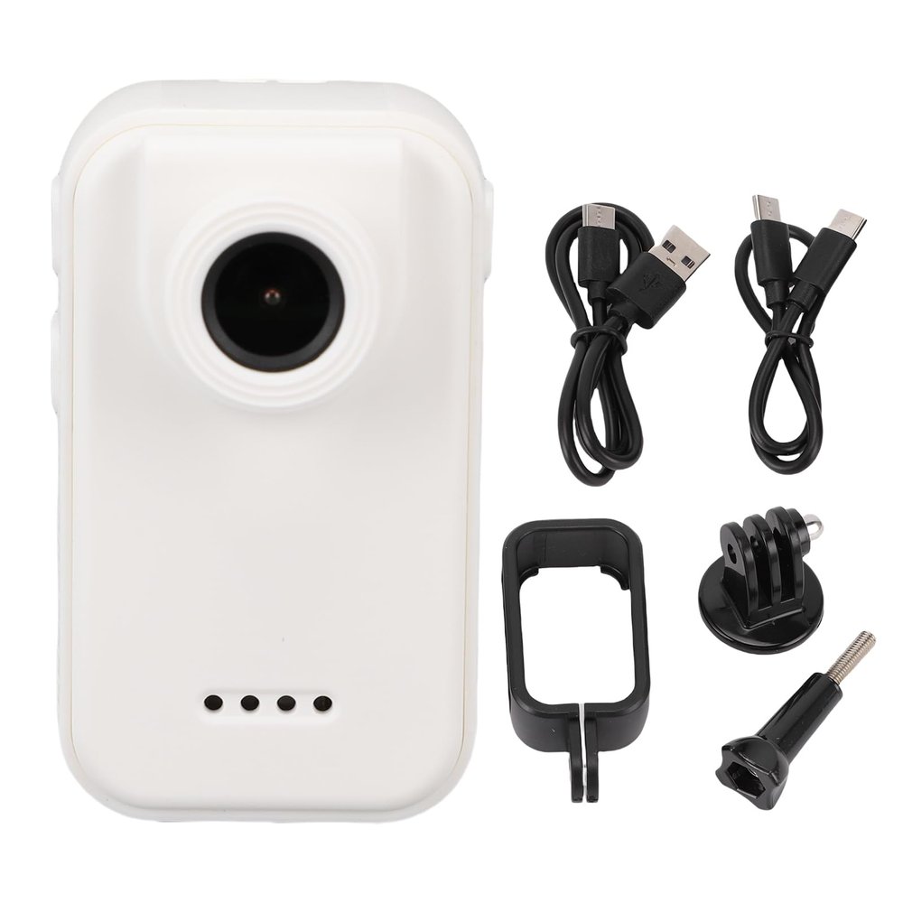 2K Thumb Action Camera, Tiny Portable Vlogging Camera, Wide Angle Small Body Cameras, Mini Body Camera for Cycling Motorcycle